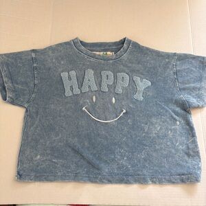 Vintage Havana Happy Kids Denim Blue Shirt Large / 14